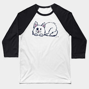 Poorly Drawn Cats : Oswald Baseball T-Shirt